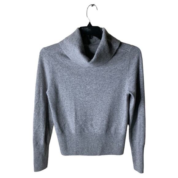 Vintage Ann Klein Sport Cashmere Sweater Womens Medium Long Sleeve Cowl Neck Top - Picture 1 of 11